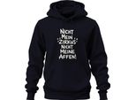 Non è Il Mio Circo Non Sono Le Mie Scimmie: Frase Divertente Regalo Per I Genitori Felpa Con Cappuccio Unisex, Navy, Xl