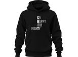 So Happy I'm 80 Funny Birthday Gift Eighty Grandma Grandpa Senior Unisex Hoodie Hoodie, Black, M