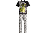 Five Nights At Freddys - Pigiama Da Uomo TC927 (S) (Nero/Grigio)