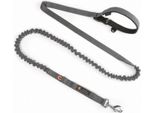 Joqu Due Guinzagli Con Ammortizzatore, Grigio