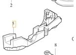 Volvo V60 Ii Inserto Ruota Di Scorta In Polistirolo 32243490