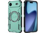 Custodia Magnetica Per Iphone Air, Paraurti Ibrido In Pc E Tpu, Prese D'aria Per La Dissipazione Del Calore Custodia Verde