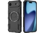 Custodia Magnetica Per Iphone Air, Paraurti Ibrido In Pc E Tpu, Prese D'aria Per La Dissipazione Del Calore Custodia Nera