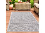 Tappeto Beige Crema Per Interni Ed Esterni Resistente E Di Facile Manutenzione Dimensioni Moderne - 120 X 160 Cm