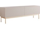 Selsey Linearis - Credenza Tv A 2 Ante Con Led, Grigio Cashmere, 175 Cm