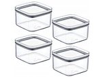 Potz Store&Fresh 0,5 L, Set Di 4 Vasetti, Contenitore Per Alimenti Secchi - Riso, Pasta