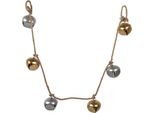 Clayre & Eef Campana Pendente 8X8X135 Cm Argento Color Oro Metallo