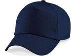 Berretto / Cappello / Cappello Beechfield B10B | Junior Original 5-Panel - Colore: French Navy - Taglia: Unica