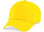 Berretto / Cappello / Cappello Beechfield B10B | Junior Original 5-Panel - Colore: Giallo - Taglia: Unica