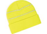 Cappello Invernale Beechfield B42 | Enhanced-Viz Beanie - Colore: Giallo Fluorescente - Taglia: Unica