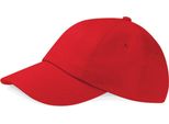 Beechfield B58 | Cappello Da Trapano In Cotone Pesante A Basso Profilo / Kappe / MüTze / Hut - Farbe: Classic Red - GrößE: Taglia Unica