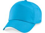 Berretto / Cappello / Cappello Beechfield B10B | Junior Original 5-Panel - Colore: Surf Blue - Taglia: Unica