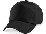 Berretto / Cappello / Cappello Beechfield B10B | Junior Original 5-Panel - Colore: Nero - Taglia: Unica