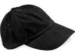 Beechfield B57 | Cappello A Basso Profilo In Cotone Spazzolato Pesante / Kappe / MüTze / Hut - Farbe: Nero - GrößE: Taglia Unica