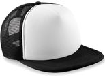 Beechfield B645B | Junior Vintage Snapback Trucker Cap / Berretto / Cappello - Colore: Nero/Bianco - Taglia: Unica