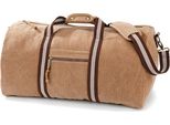 Quadra QD613 | Borsa Da Viaggio In Tela Vintage | 58 X 30 X 30 Cm - Colore: Sahara - Dimensioni: 58 X 30 X 30 Cm