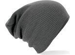 Beechfield B461 | Slouch Beanie Cappello Invernale - Colore: Grigio Fumo - Taglia: Unica