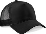 Cappello / Berretto / Cappello Beechfield B640 | Snapback Trucker - Colore: Nero/Nero - Taglia: Unica