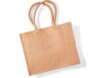 Westford Mill W407 | Classic Jute Shopper 42 X 33 X 19 Cm - Colore: Naturale - Taglia: Unica
