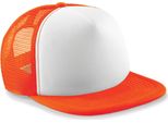 Beechfield B645 | Vintage Snapback Trucker Cap / Cappello / Cappello - Colore: Arancione/Bianco - Taglia: Unica