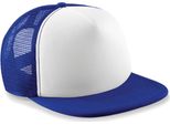 Beechfield B645 | Vintage Snapback Trucker Cap / Berretto / Cappello - Colore: Bright Royal/White - Taglia: Unica