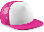 Beechfield B645 | Vintage Snapback Trucker Cap / Cap / Cappello - Colore: Fucsia/Bianco - Taglia: Unica