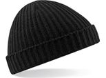 Beechfield B460 | Trawler Beanie Cappello Invernale - Colore: Nero - Taglia: Unica