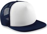 Beechfield B645B | Junior Vintage Snapback Trucker Cap / Berretto / Cappello - Colore: French Navy/White - Taglia: Unica