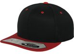 Flexfit 110 | 110 Fitted Snapback Cap / Berretto / Beanie / Cappello - Colore: Nero/Rosso - Taglia: Unica