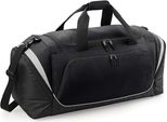Quadra QS288 | Pro Team Jumbo Kit Bag / Borsa Sportiva Grande | 85 X 38 X 35 Cm - Colore: Nero/Grigio Chiaro - Dimensioni: 85 X 38 X 35 Cm