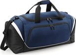 Quadra QS288 | Pro Team Jumbo Kit Bag / Borsa Sportiva Grande | 85 X 38 X 35 Cm - Colore: French Navy/Nero/Bianco - Dimensioni: 85 X 38 X 35 Cm