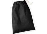 Westford Mill W115 | Borsa In Cotone / Borsa Da Palestra / Varie Dimensioni - Colore: Nero - Taglia: Xxs (10X15Cm)
