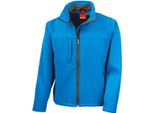 Result R121M | Giacca Classic Soft Shell - Colore: Azzurro - Taglia: L