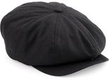 Beechfield B624 | Cappello / Berretto / Cappello Newsboy Gatsby - Colore: Nero - Taglia: L/Xl
