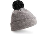 Beechfield B450 | Snowstar Beanie Cappello Invernale - Colore: Heather Grey/Black - Taglia: Unica