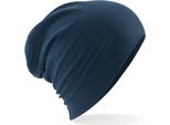 Beechfield B368 | Hemsedal Cotone Slouch Beanie / Lunghezza: 28Cm - Colore: French Navy - Taglia: Unica