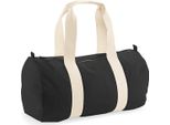 Westford Mill W814 | Earthaware Organic Barrel Bag / 50 X 25 X 25 Cm - Colore: Nero - Dimensioni: 50 X 25 X 25 Cm