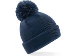 Beechfield B406B | Junior Bobble Beanie Riflettente - Colore: French Navy - Taglia: Unica