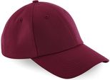 Beechfield B59 | Authentic Baseball Cap / 6-Panel-Design - Farbe: Burgundy - GrößE: Taglia Unica