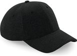 Beechfield B677 | Jersey Athleisure Baseball Cap / 6-Panel-Design - Farbe: Nero - GrößE: Taglia Unica