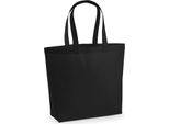 Westford Mill W225 | Premium Cotone Maxi Tote 39 X 36,5 X 13 Cm - Colore: Nero - Taglia: Unica