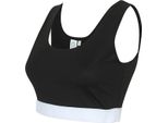 Sf Women SK236 | Top Moda Da Donna / Single-Jersey - Colore: Nero/Bianco - Taglia: L