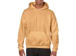 Gildan 18500 | Felpa Con Cappuccio In Misto Pesante - Colore: Oro Vecchio - Taglia: Xl