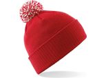 Cappello Invernale Beechfield B450 | Snowstar Beanie - Colore: Classic Red/White - Taglia: Unica