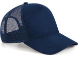 Beechfield B643 | Suede Snapback Trucker - Chiusura A Scatto - Colore: French Navy - Taglia: Unica
