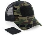 Beechfield B641 | Patch Snapback Trucker Cap, Regolatore Di Taglia - Colore: Jungle Camo - Taglia: Unica