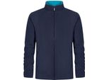 Promodoro 7961 | Giacca In Doppio Pile Da Uomo, Zip Nascosta - Colore: Navy/Aqua - Taglia: 5XL