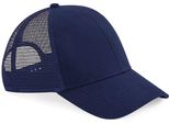 Berretto Trucker In Cotone Organico Beechfield B60 |, Con Regolazione Della Taglia - Colore: Oxford Navy - Taglia: Unica