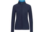 Promodoro 7965 | Giacca Donna In Doppio Pile, Zip Nascosta - Colore: Navy/Aqua - Taglia: Xl