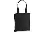 Westford Mill W201 | Tote In Cotone Premium 38 X 42 - Colore: Nero - Taglia: Unica